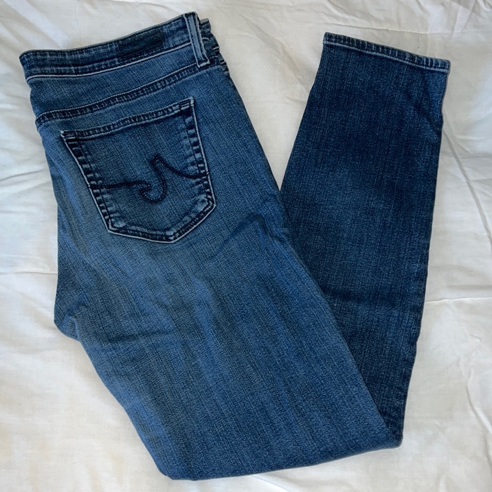 AG Stevie Ankle Slim Straight Leg Jeans